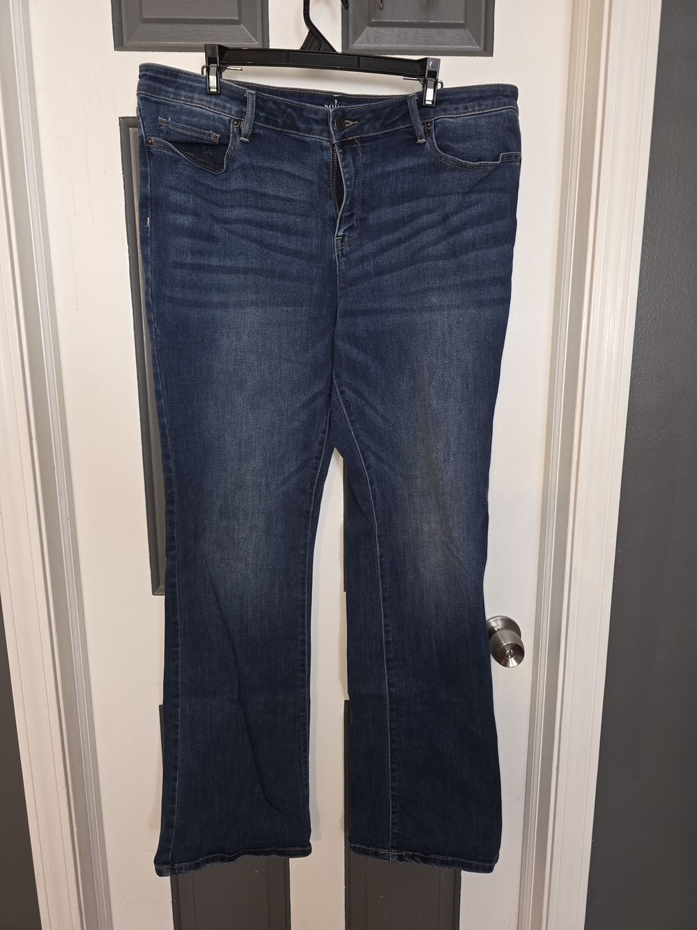 Soho Women's Dark Blue Bootcut Jeans Size 18